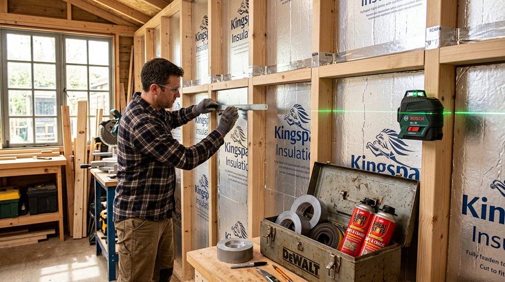 five steps to shed insulation