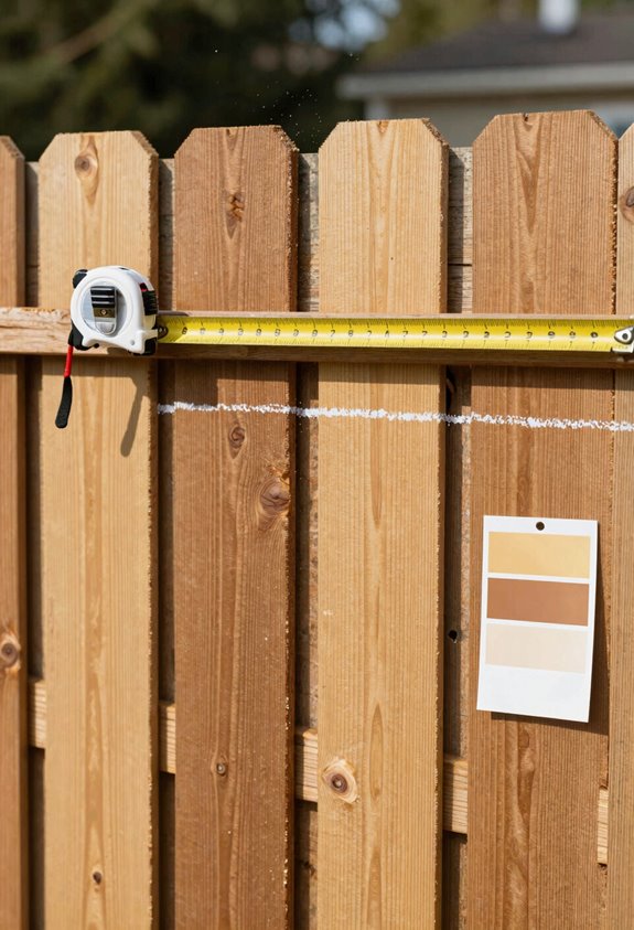 5 Factors That Affect Fence Staining Costs 2 measure fence precisely for stain needs