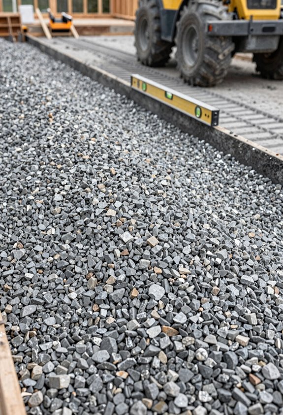 Build a Gravel Shed Foundation in 3 Steps 4 perimeter framing compacted gravel pad