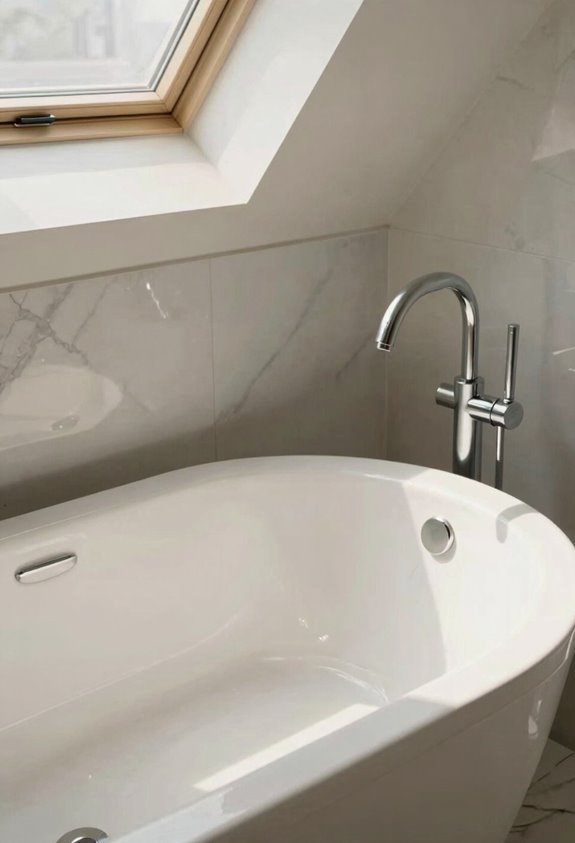 soaking tub space requirements