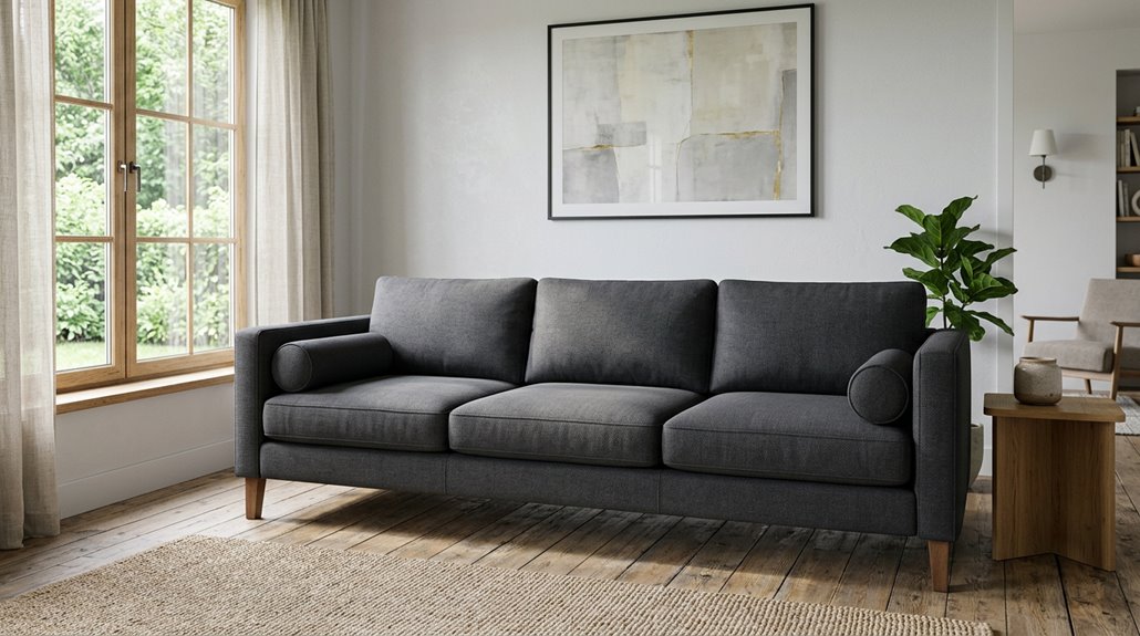 standard 5 seater sofa length