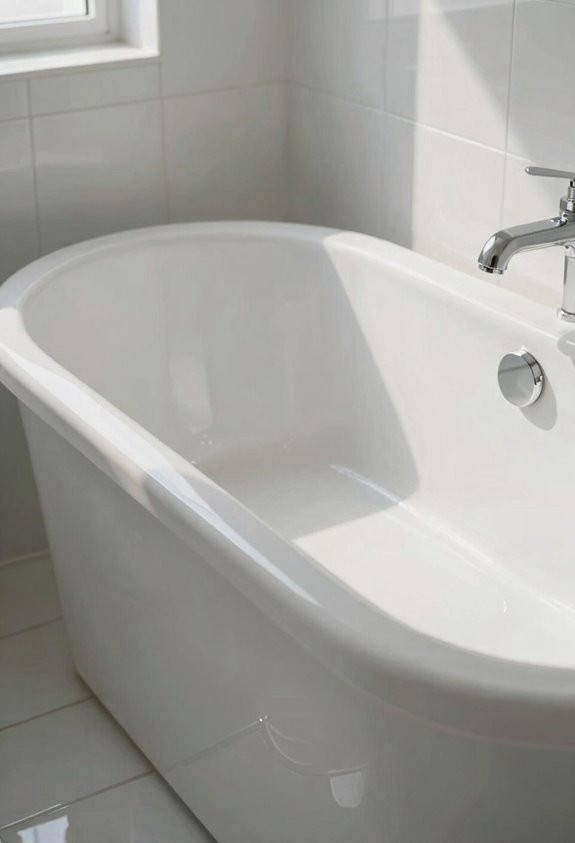standard tub widths around 30 inches