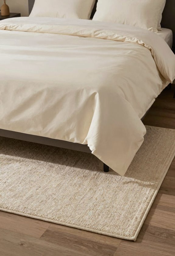 How to Choose the Right Rug Size for a Queen Bed 3 standard vs olympic queen rug sizing