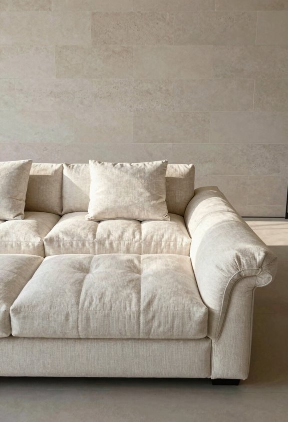 How Long Is a Standard 5-Seater Sofa? 3 thick arms deep cushions increase width