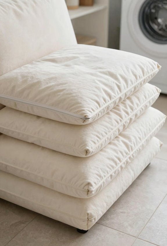 How to Machine Dry Your Couch Cushion Covers Safely 4 unzip air balance low heat