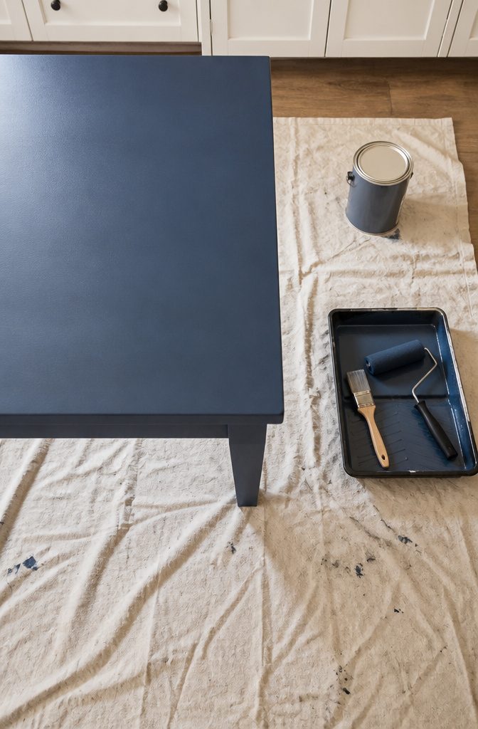 How to Paint Furniture: 8 Steps for DIY Furniture Painting 10 Furniture painting tools with a foam roller and angled brush